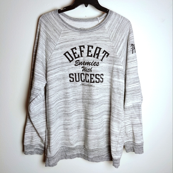 Purple Heart Men's "Defeat Your Enemies with Success" Crewneck Sweatshirt, XXL - Picture 1 of 6